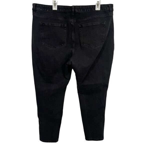 Lane Bryant Plus Size Black High Waisted Skinny Jeans - Picture 2 of 5